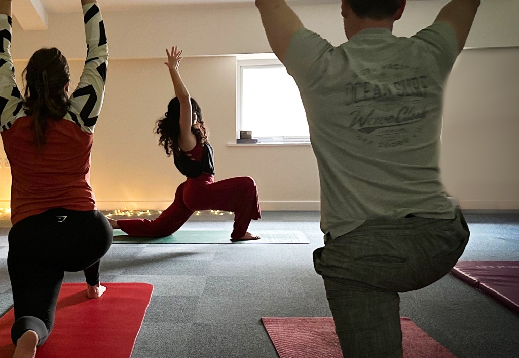 Staff at a renowned Cumbrian animal hospital have begun workplace yoga.