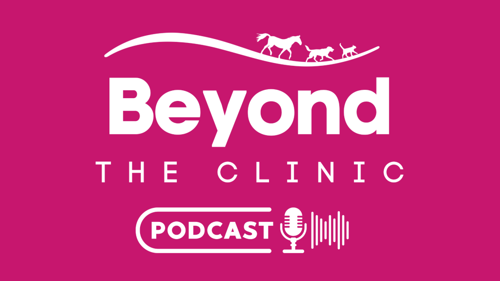 Logo for new podcast Beyond the Clinic, now available via Apple or Spotify