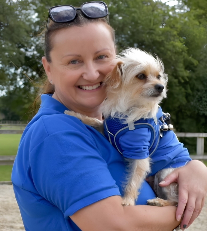 Cherished two-year-old ChiPooPom Bear is back on all paws after undergoing lifechanging spinal surgery at North Downs Specialist Referrals in Bletchingley. 